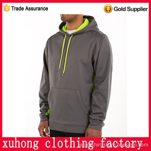 Wholesale quality custom two color dry fit sweater hoodies